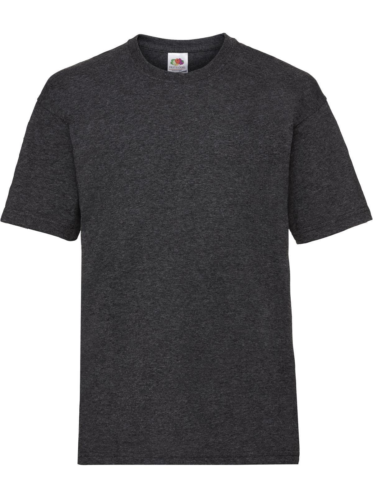 T-SHIRT KIDS VALUEWEIGHT T - FRUIT OF THE LOOMGrigio Melange Scuro