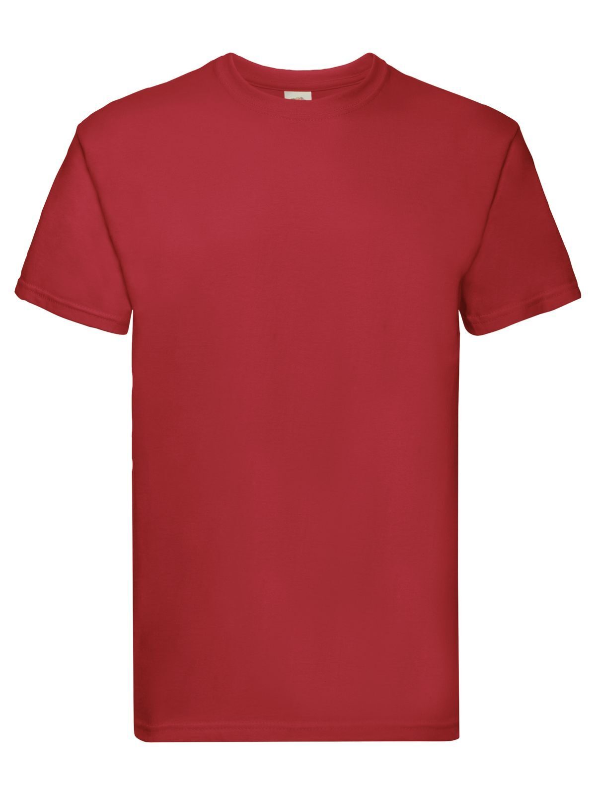 T-SHIRT SUPER PREMIUM T - FRUIT OF THE LOOMRosso