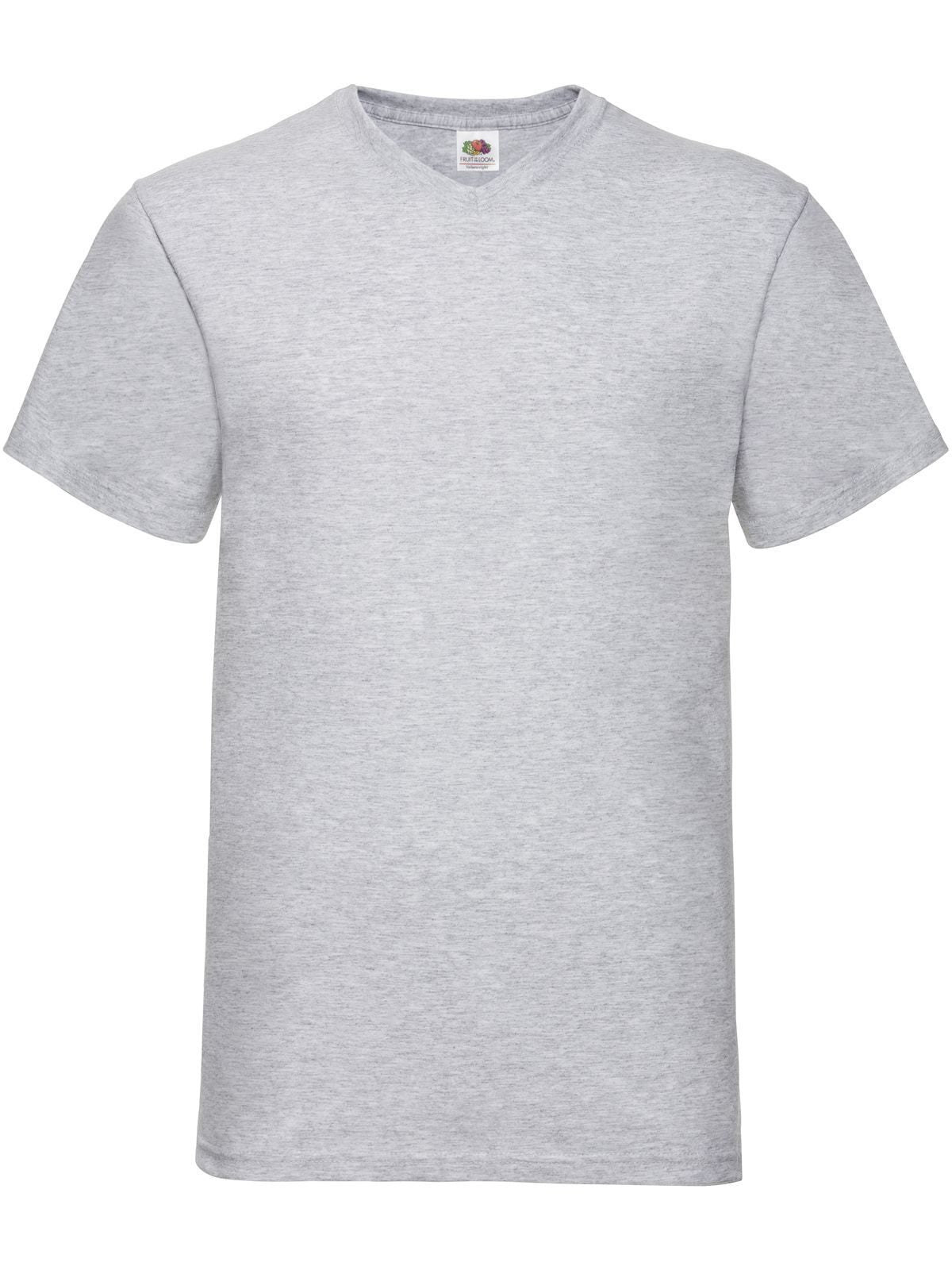 T-SHIRT VALUEWEIGHT V-NECK T - FRUIT OF THE LOOMGrigio Melange