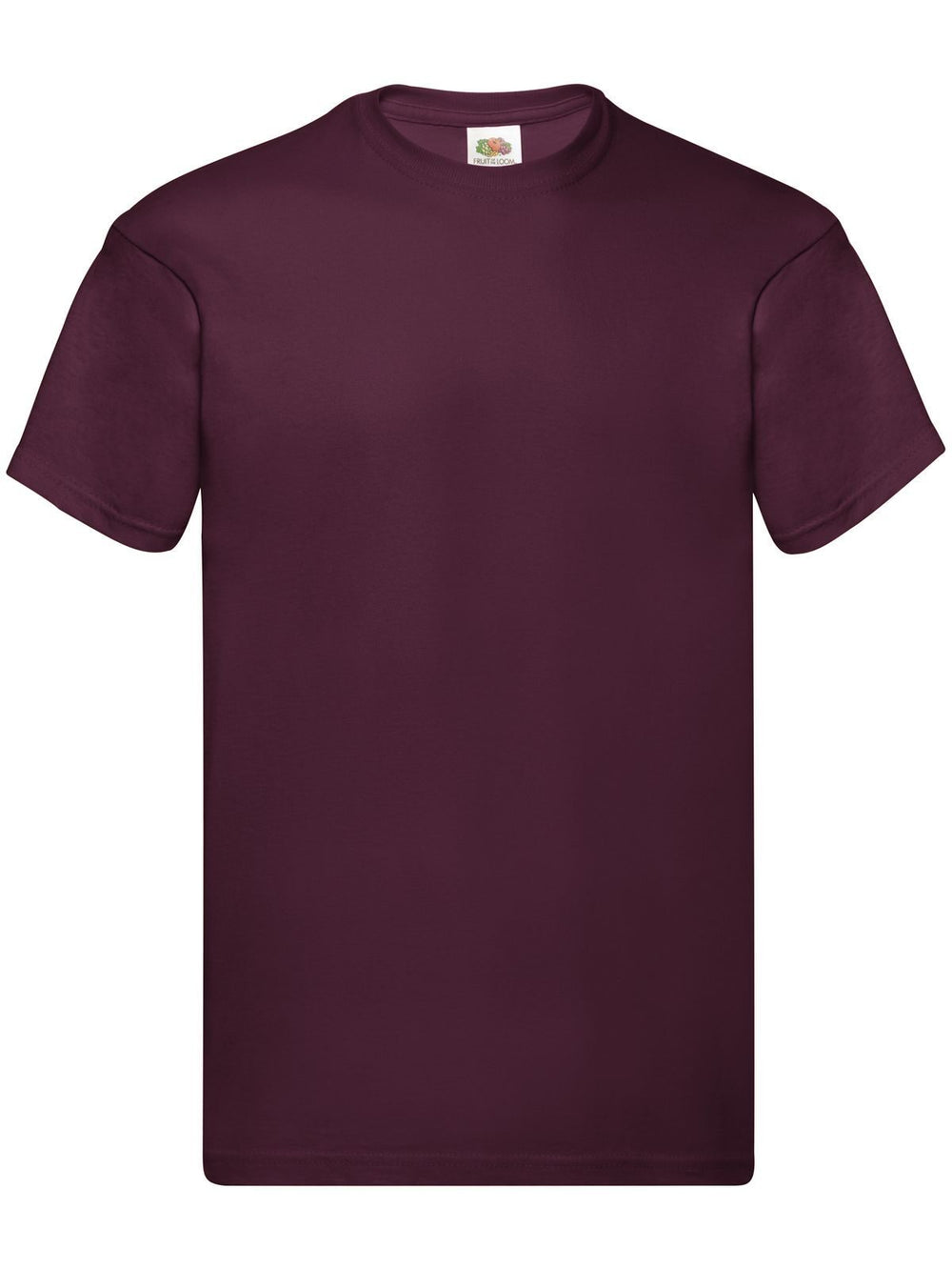 T-SHIRT ORIGINAL T - FRUIT OF THE LOOMBordeaux