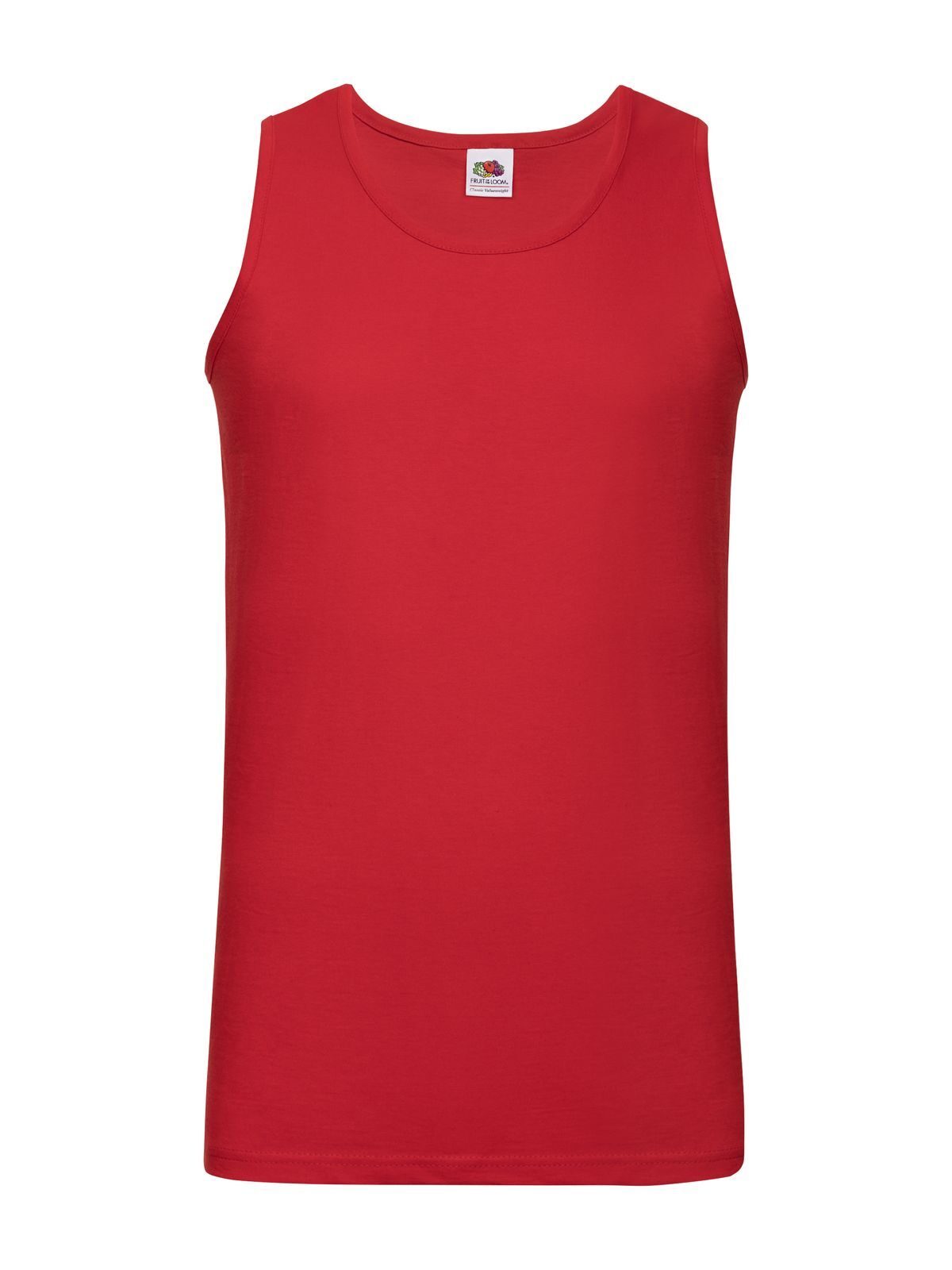 CANOTTA VALUEWEIGGHT ATHLETIC VEST - FRUIT OF THE LOOMRosso