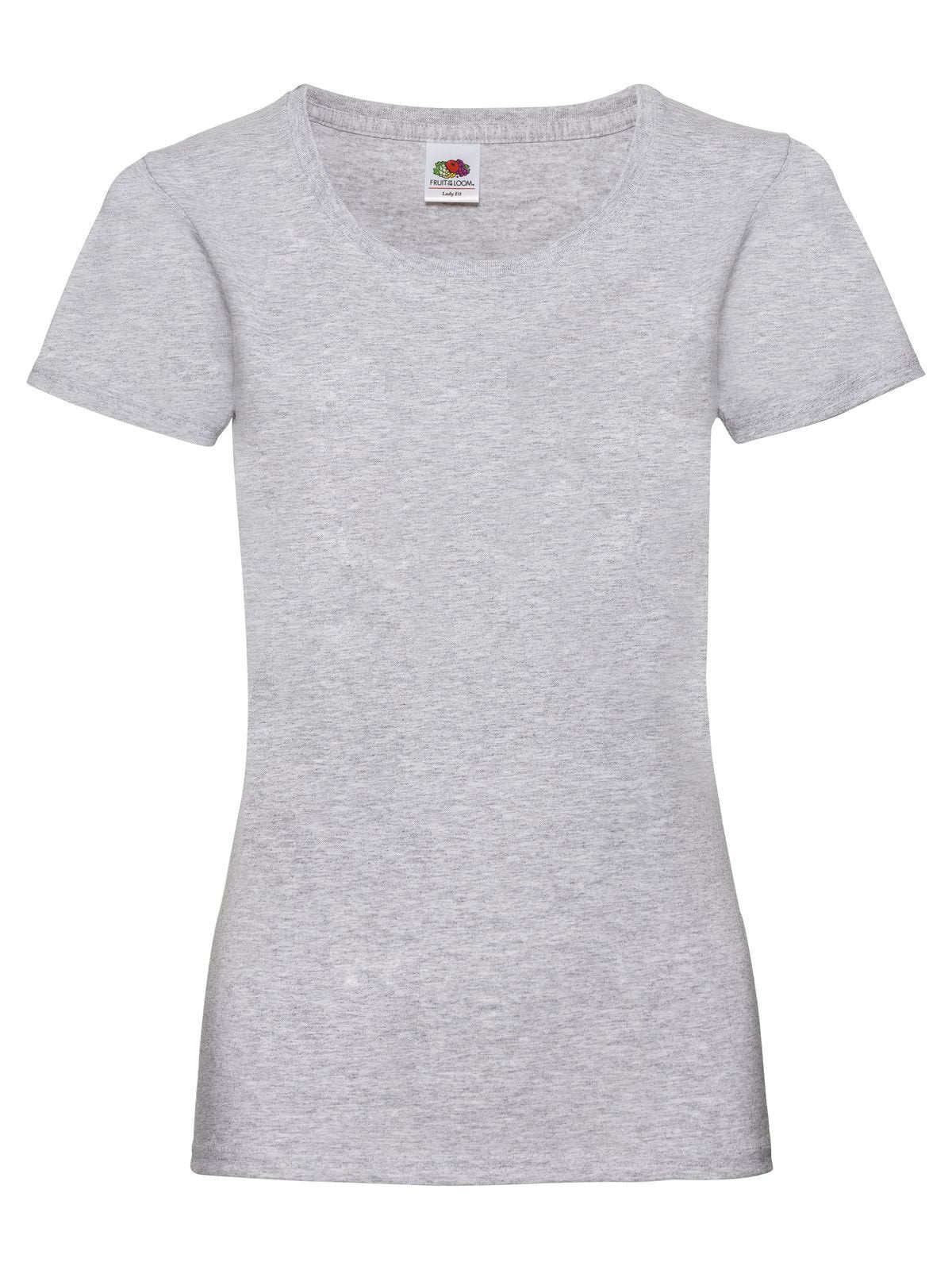 T-SHIRT LADIES VALUEWEIGHT T - FRUIT OF THE LOOMGrigio Melange