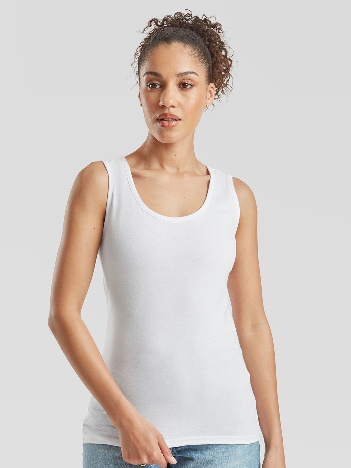 CANOTTA LADIES VALUEWEIGHT ATHLETIC VEST - FRUIT OF THE LOOM fronte