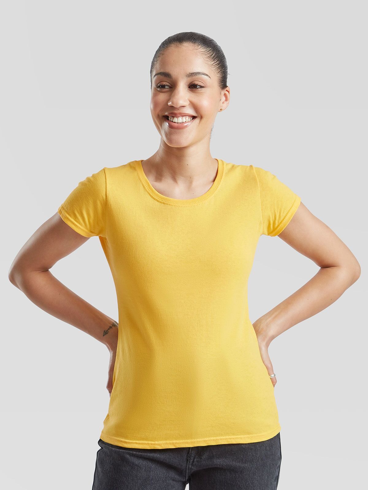 T-SHIRT LADIES ORIGINAL T - FRUIT OF THE LOOM fronte