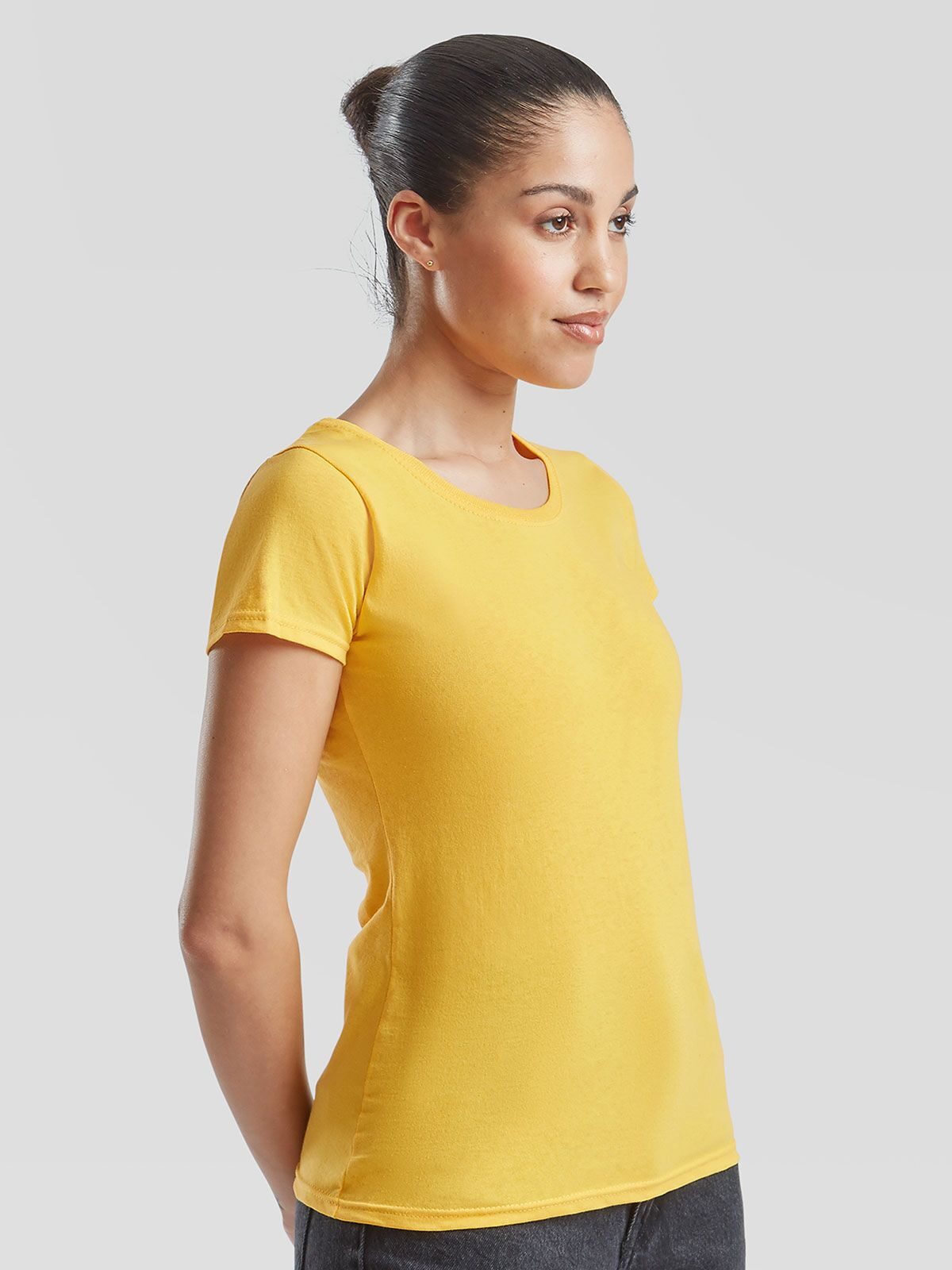 T-SHIRT LADIES ORIGINAL T - FRUIT OF THE LOOM laterale