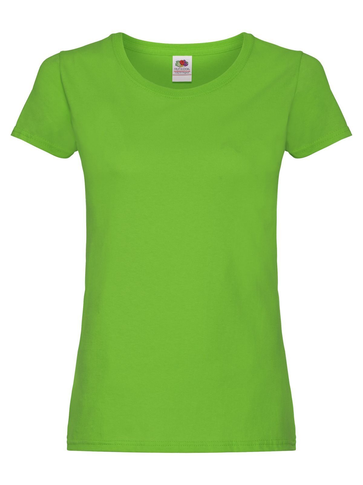 T-SHIRT LADIES ORIGINAL T - FRUIT OF THE LOOMVerde Lime
