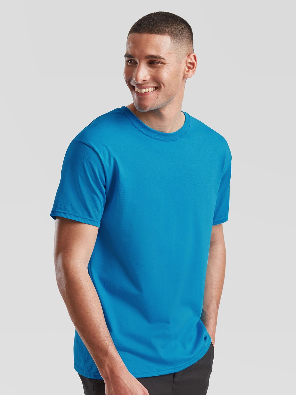 T-SHIRT ICONIC 195 T - FRUIT OF THE LOOM laterale