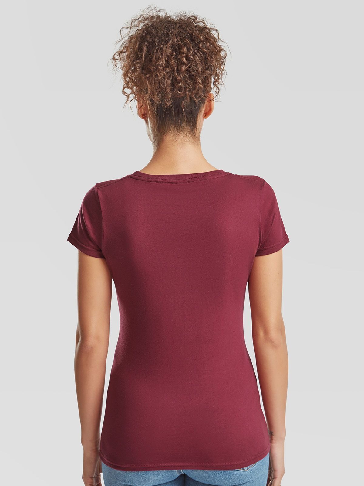 T-SHIRT LADIES ICONIC 195 T - FRUIT OF THE LOOM