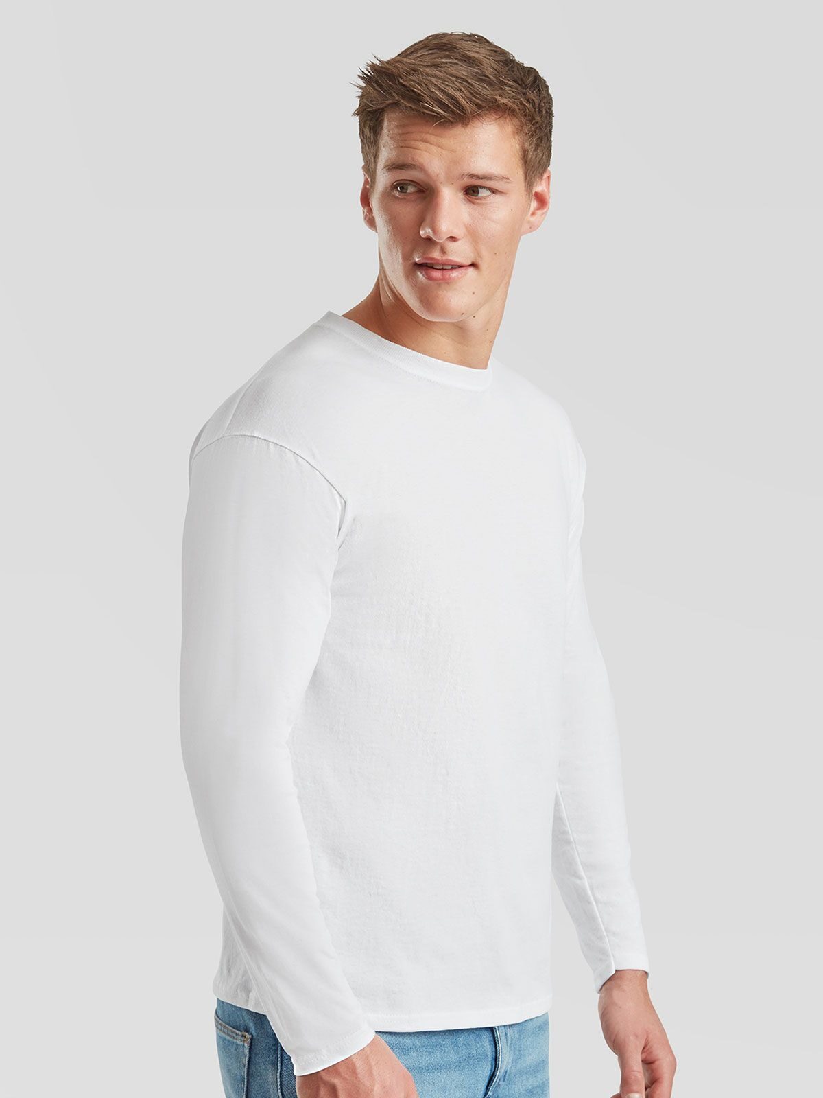 T-SHIRT ORIGINAL LONG SLEEVE T - FRUIT OF THE LOOM laterale