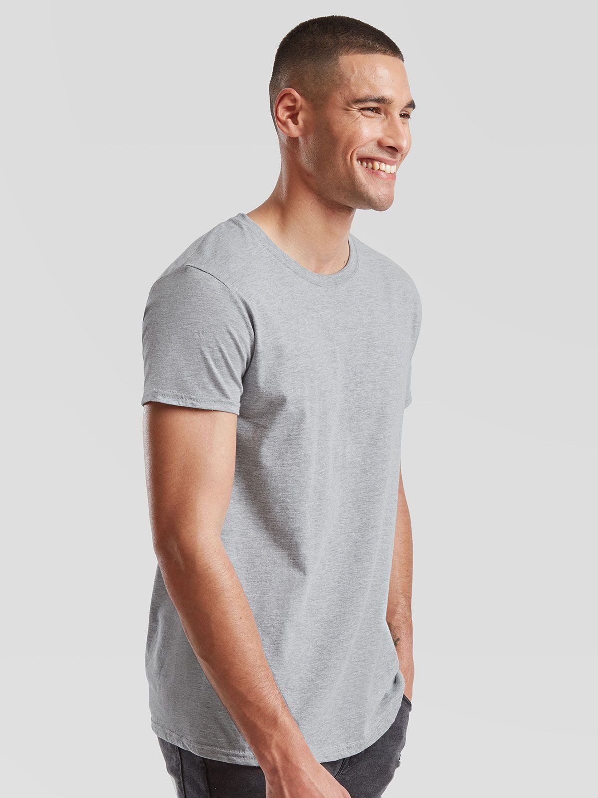 T-SHIRT ICONIC 150 T - FRUIT OF THE LOOM laterale