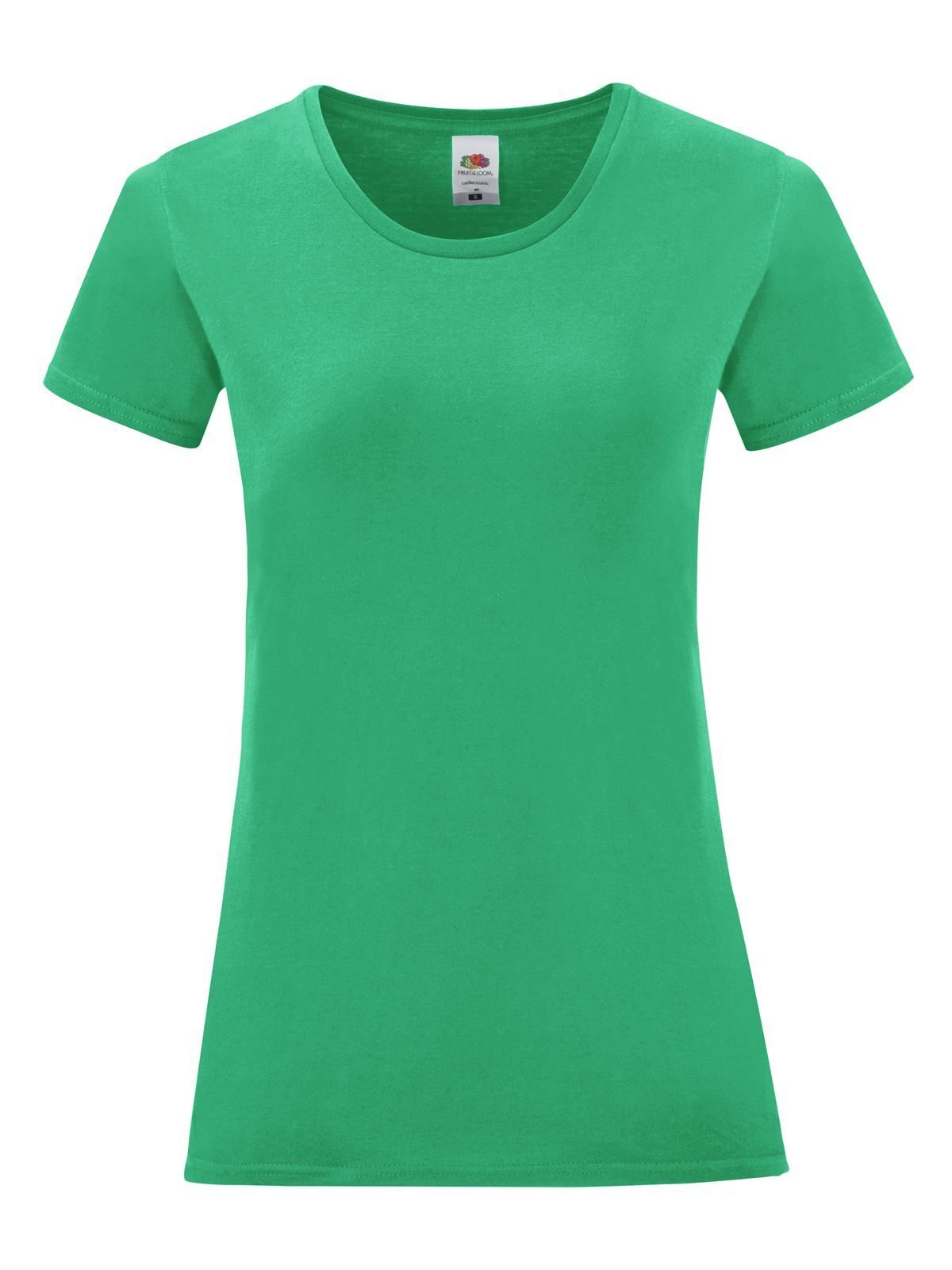 T-SHIRT LADIES ICONIC 150 T - FRUIT OF THE LOOMVerde Prato