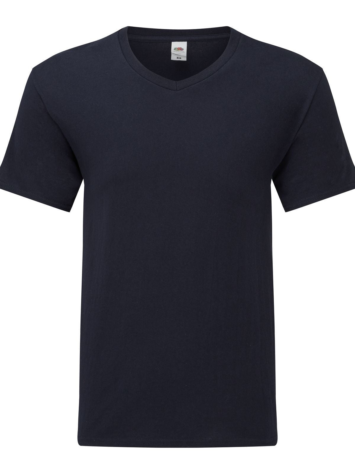 T-SHIRT ICONIC 150 V-NECK T - FRUIT OF THE LOOMBlu Scuro