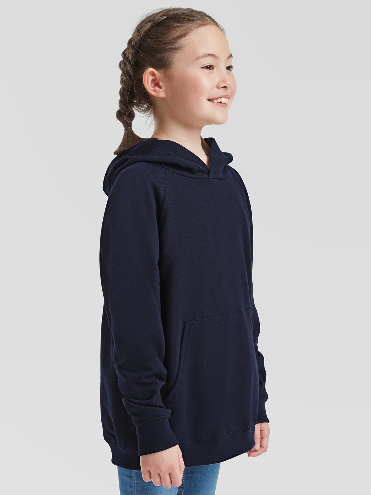 FELPA KIDS LIGHTWEIGHT HOODED SWEAT - FRUIT OF THE LOOM laterale
