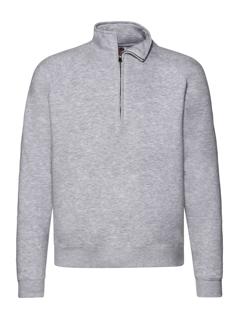 FELPA PREMIUM ZIP NECK SWEAT - FRUIT OF THE LOOMGrigio Melange
