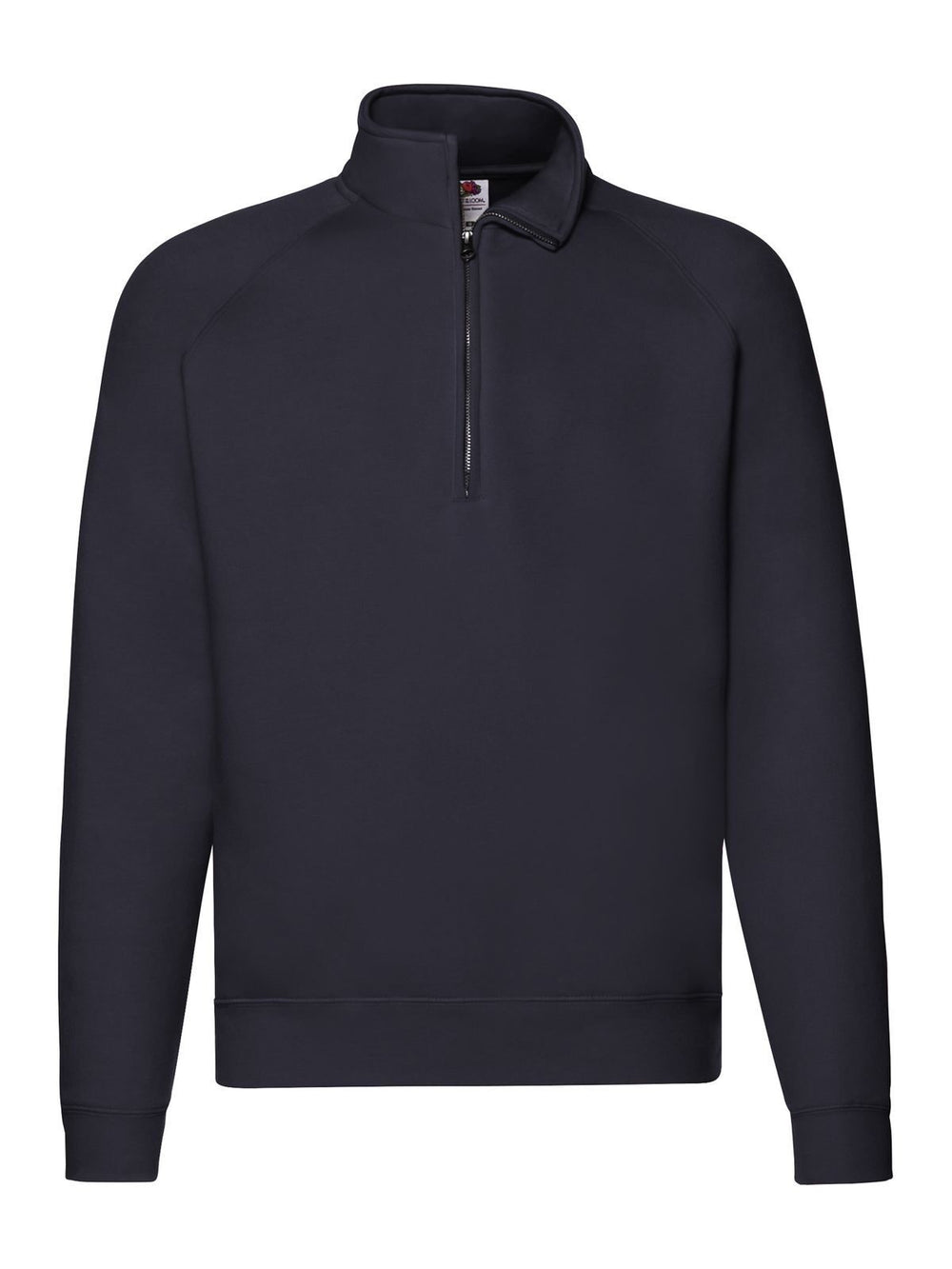 FELPA PREMIUM ZIP NECK SWEAT - FRUIT OF THE LOOMBlu Scuro