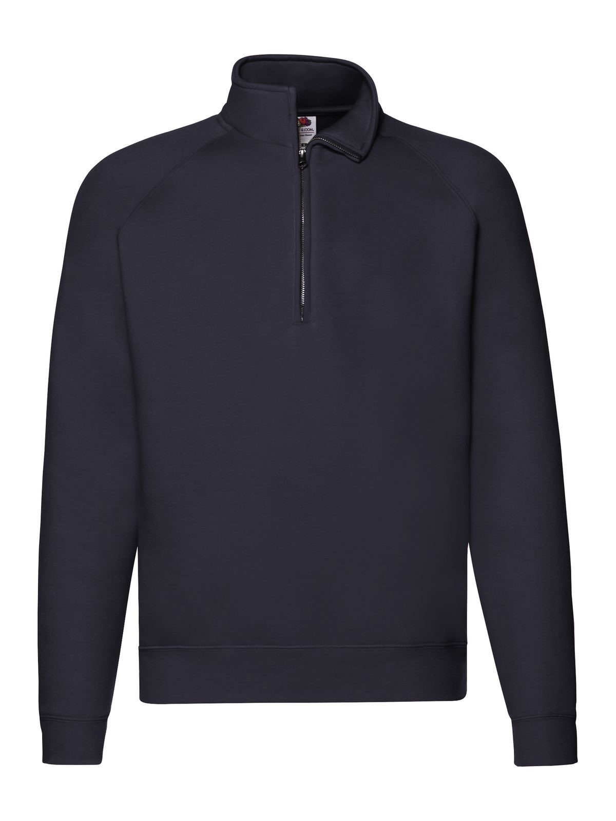 FELPA PREMIUM ZIP NECK SWEAT - FRUIT OF THE LOOMBlu Scuro