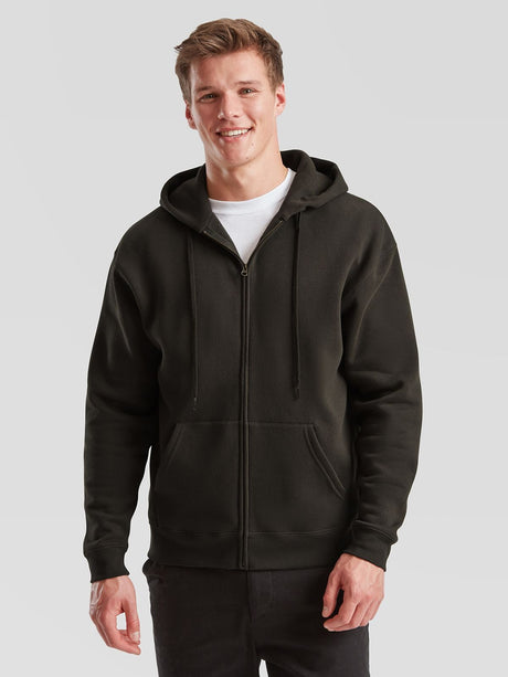 FELPA PREMIUM HOODED SWEAT JACKET - FRUIT OF THE LOOM fronte