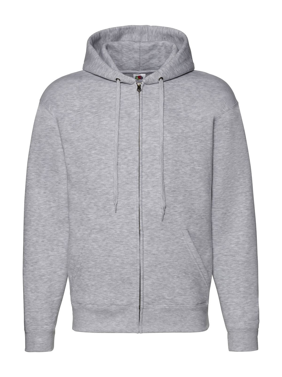 FELPA PREMIUM HOODED SWEAT JACKET - FRUIT OF THE LOOMGrigio Melange