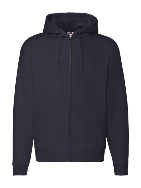FELPA PREMIUM HOODED SWEAT JACKET - FRUIT OF THE LOOMBlu Scuro