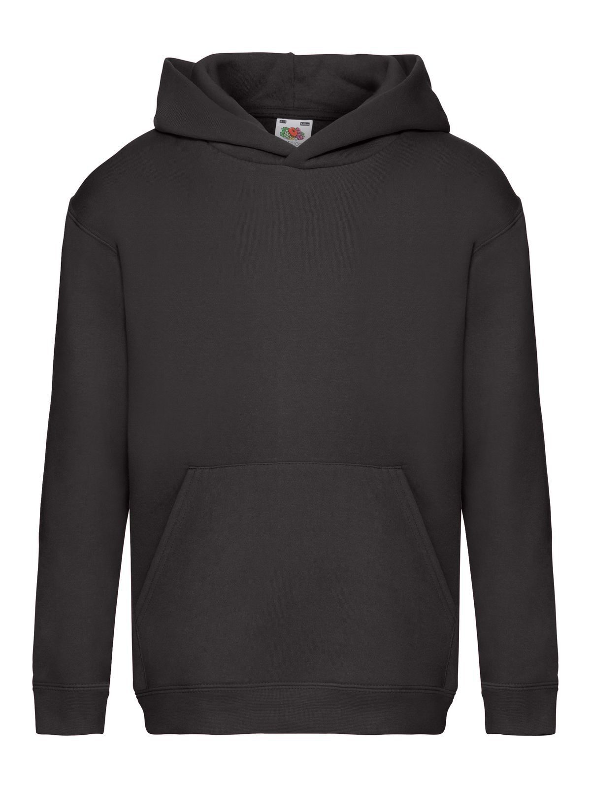 FELPA KIDS PREMIUM HOODED SWEAT - FRUIT OF THE LOOMNero