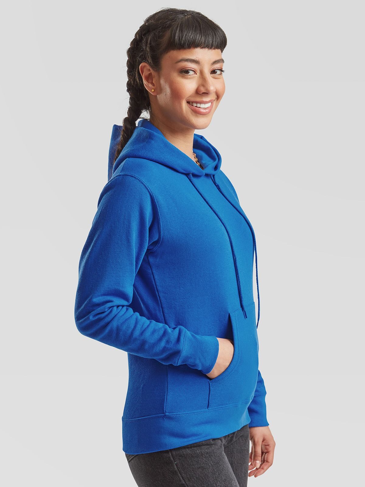 FELPA LADIES CLASSIC HOODED SWEAT - FRUIT OF THE LOOM laterale