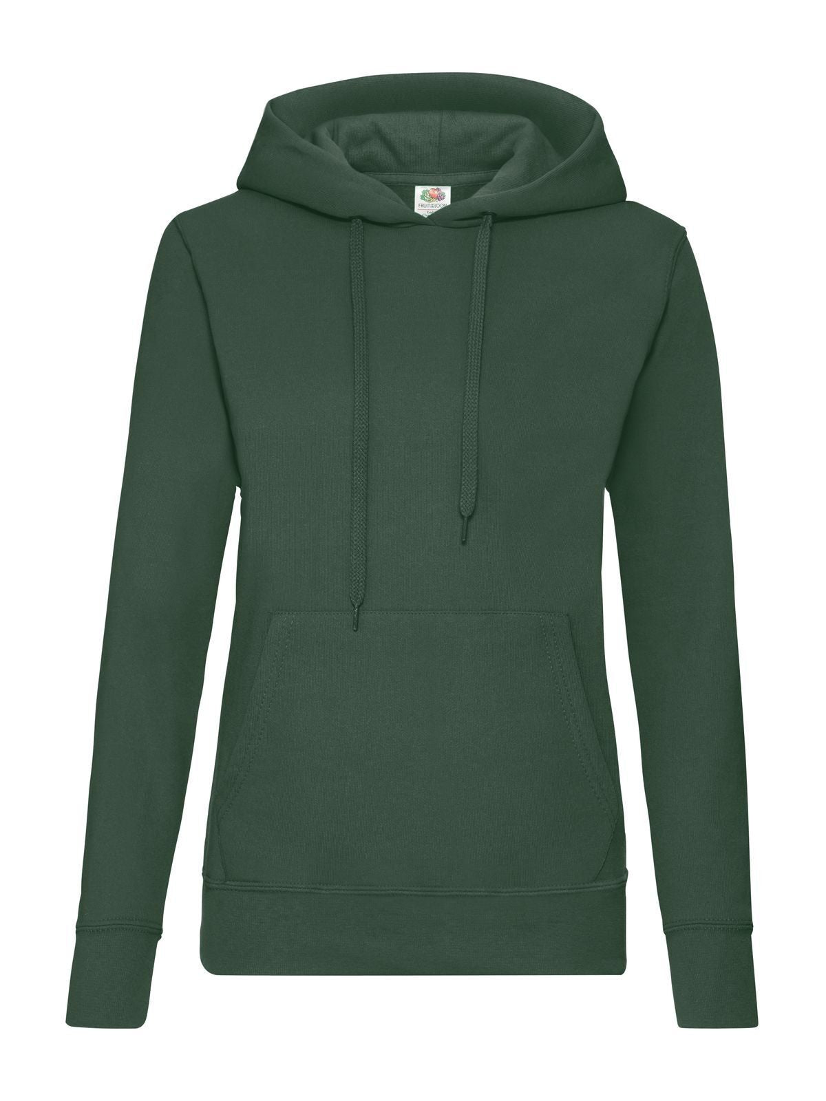FELPA LADIES CLASSIC HOODED SWEAT - FRUIT OF THE LOOMVerde Bottiglia