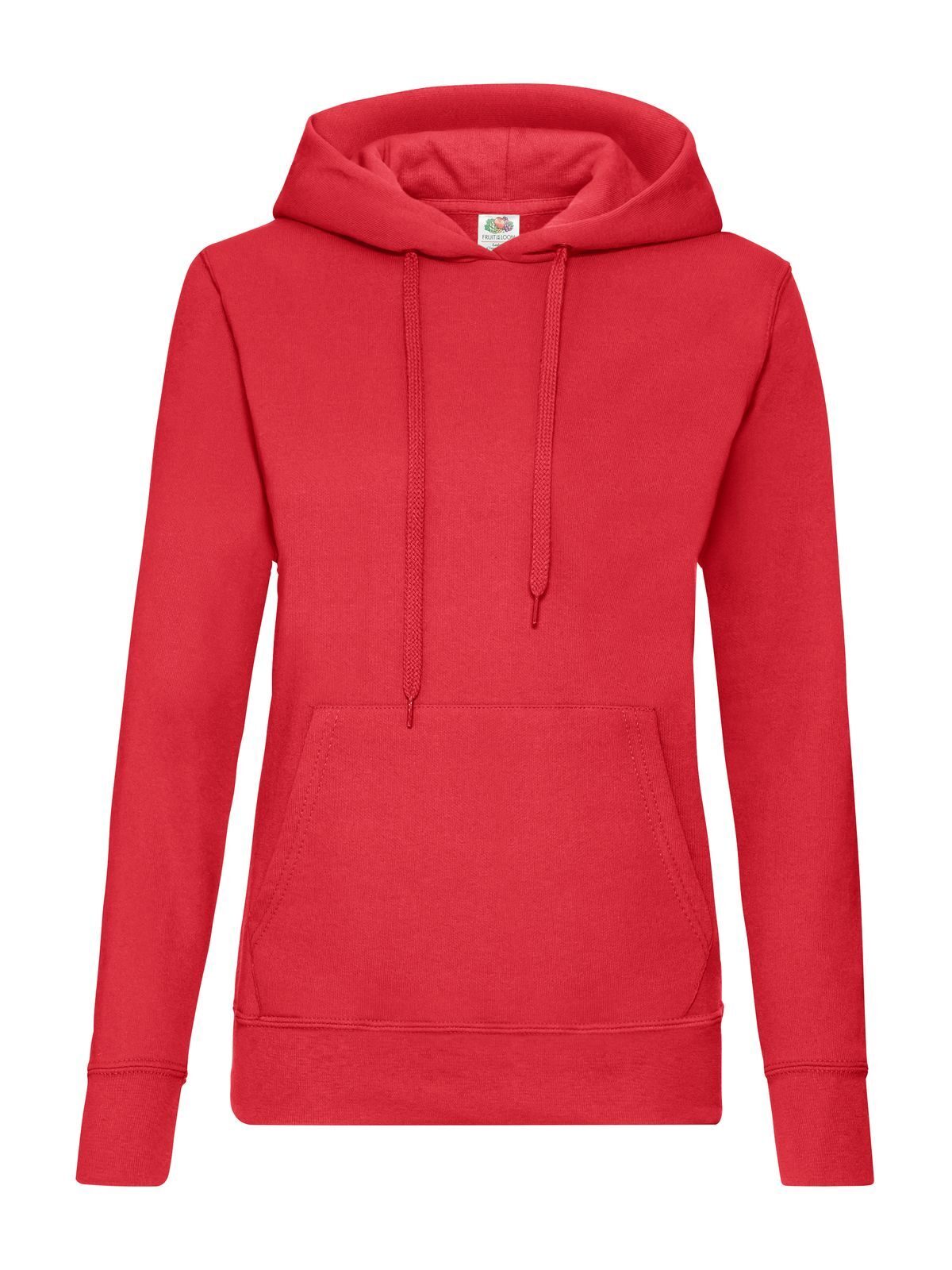 FELPA LADIES CLASSIC HOODED SWEAT - FRUIT OF THE LOOMRosso