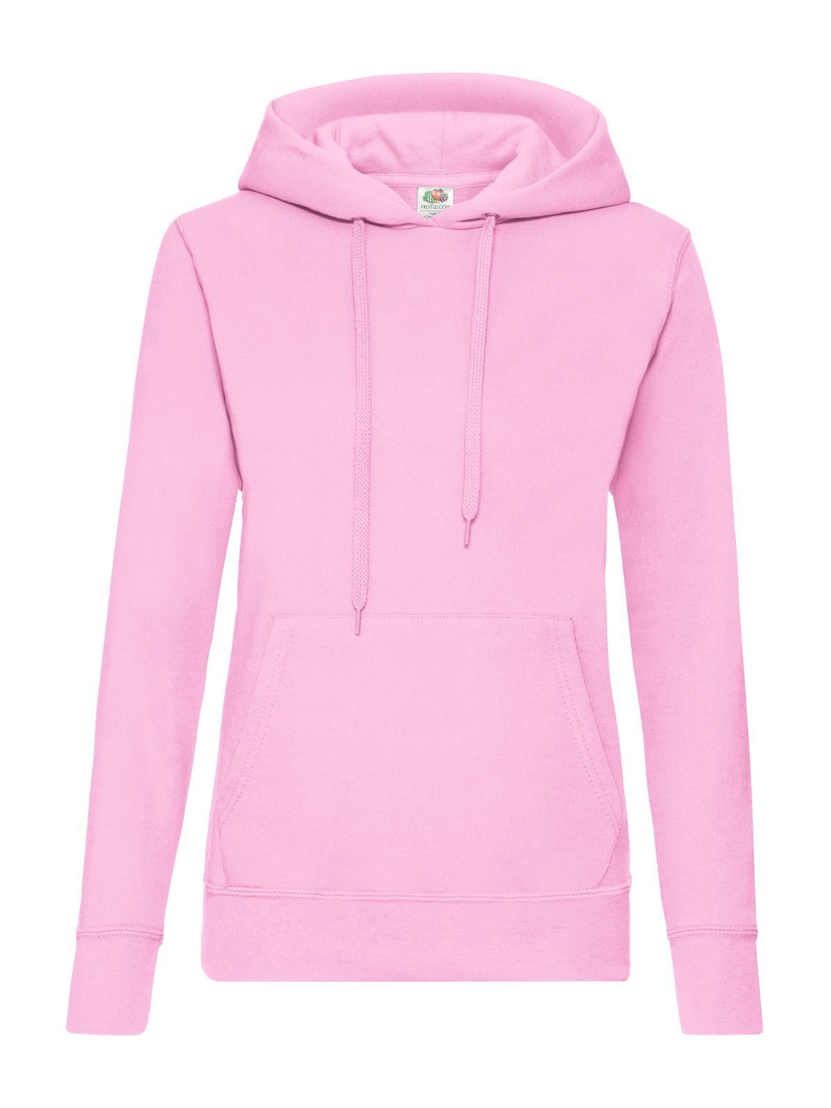 FELPA LADIES CLASSIC HOODED SWEAT - FRUIT OF THE LOOMRosa Chiaro