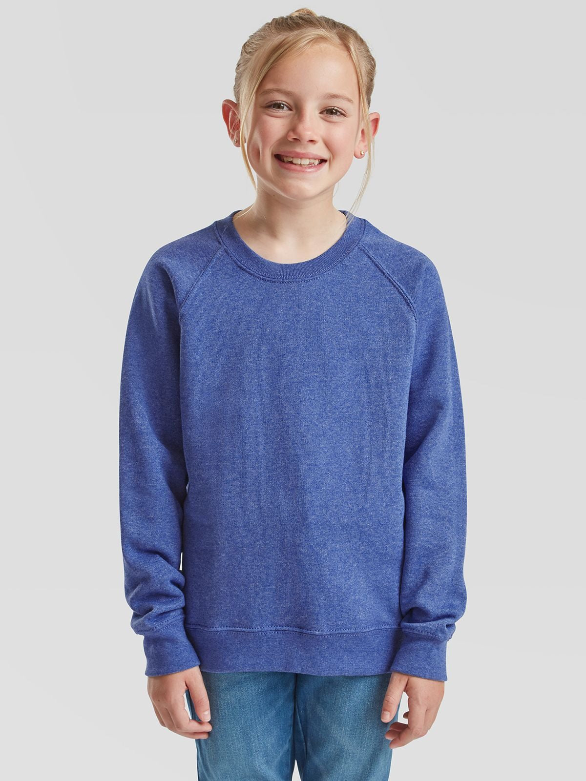 FELPA KIDS CLASSIC RAGLAN SWEAT - FRUIT OF THE LOOM fronte