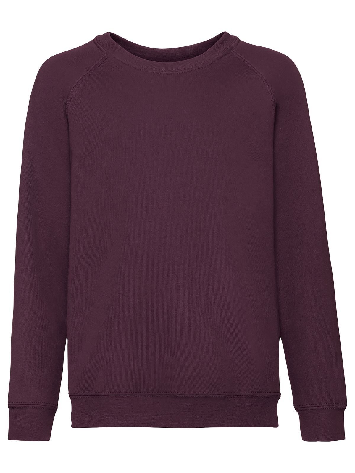 FELPA KIDS CLASSIC RAGLAN SWEAT - FRUIT OF THE LOOMBordeaux