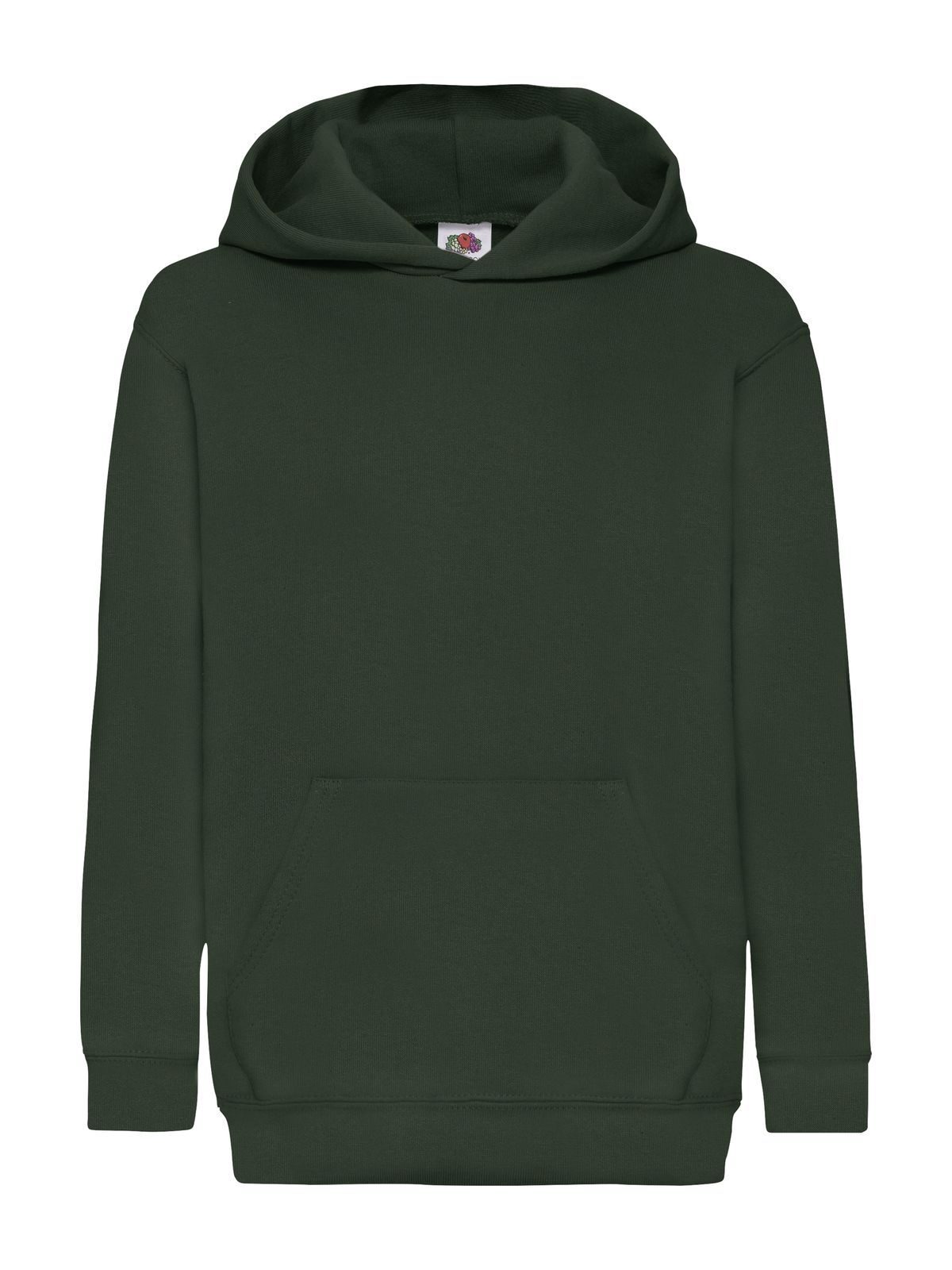 FELPA KIDS CLASSIC HOODED SWEAT - FRUIT OF THE LOOMVerde Bottiglia