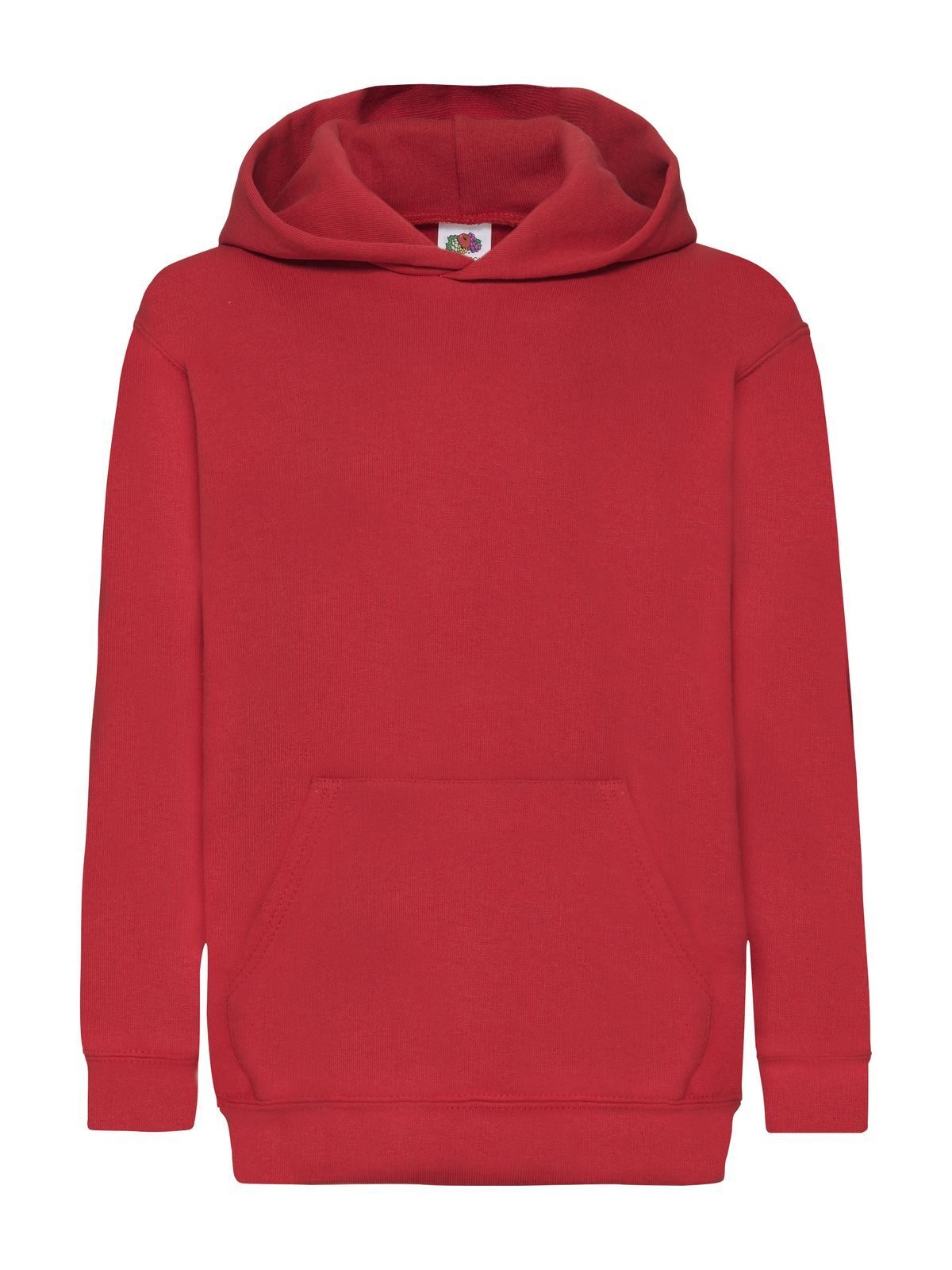 FELPA KIDS CLASSIC HOODED SWEAT - FRUIT OF THE LOOMRosso