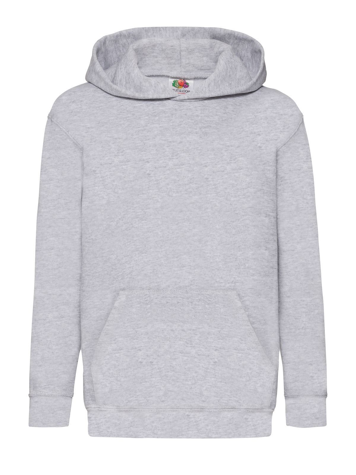 FELPA KIDS CLASSIC HOODED SWEAT - FRUIT OF THE LOOMGrigio Melange