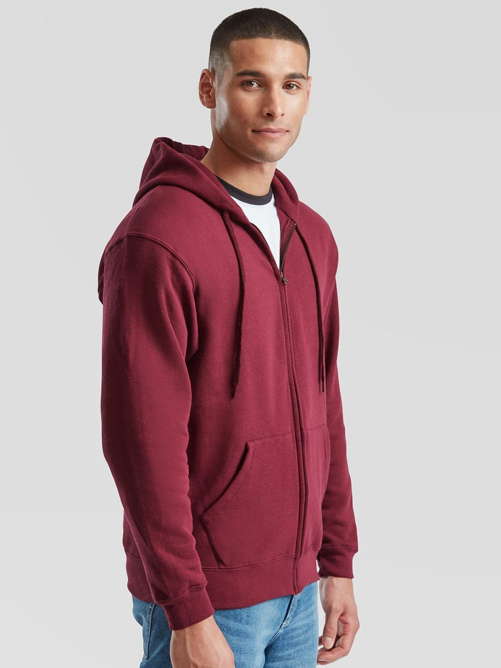 FELPA CLASSIC HOODED SWEAT JACKET - FRUIT OF THE LOOM laterale