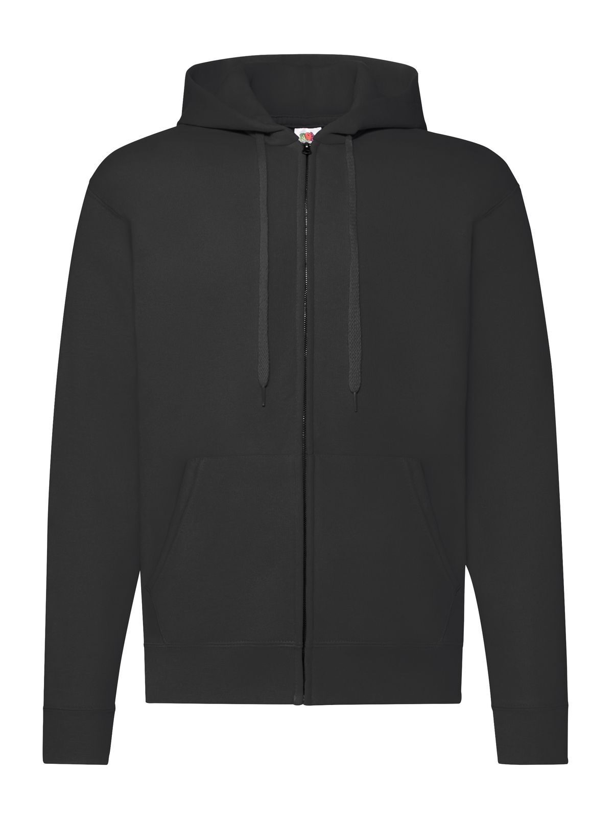 FELPA CLASSIC HOODED SWEAT JACKET - FRUIT OF THE LOOMNero