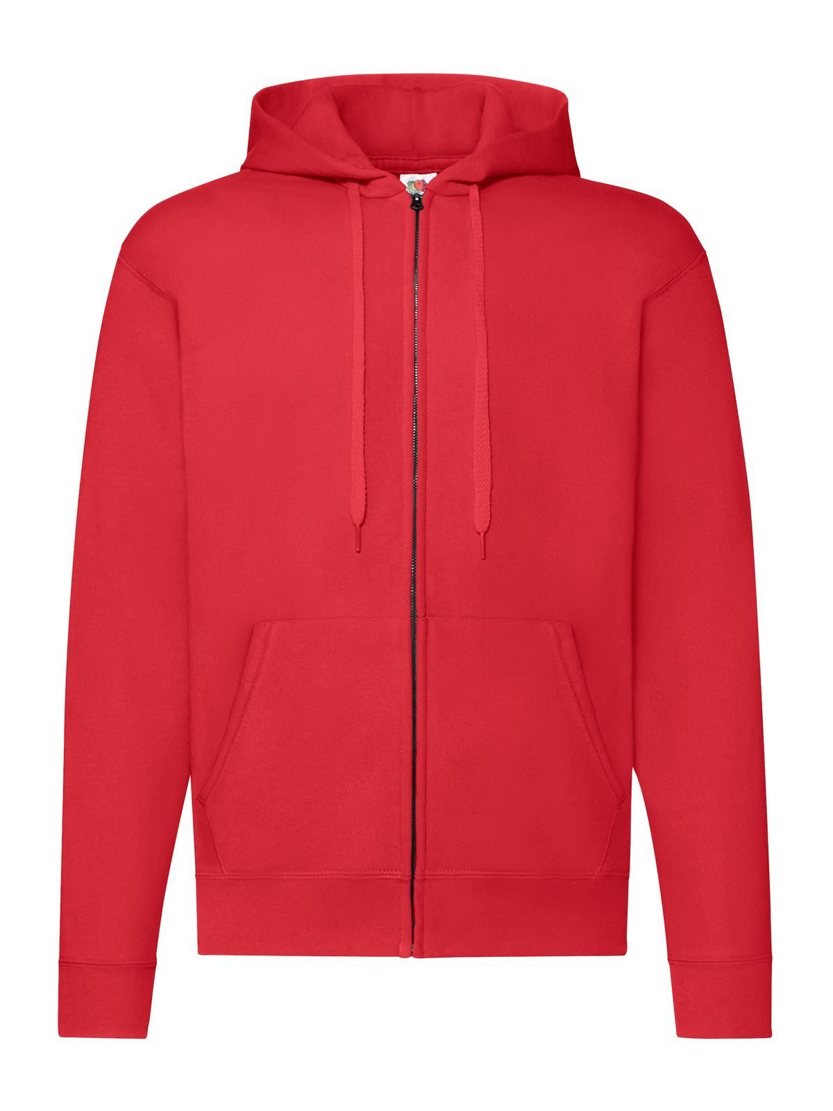 FELPA CLASSIC HOODED SWEAT JACKET - FRUIT OF THE LOOMRosso