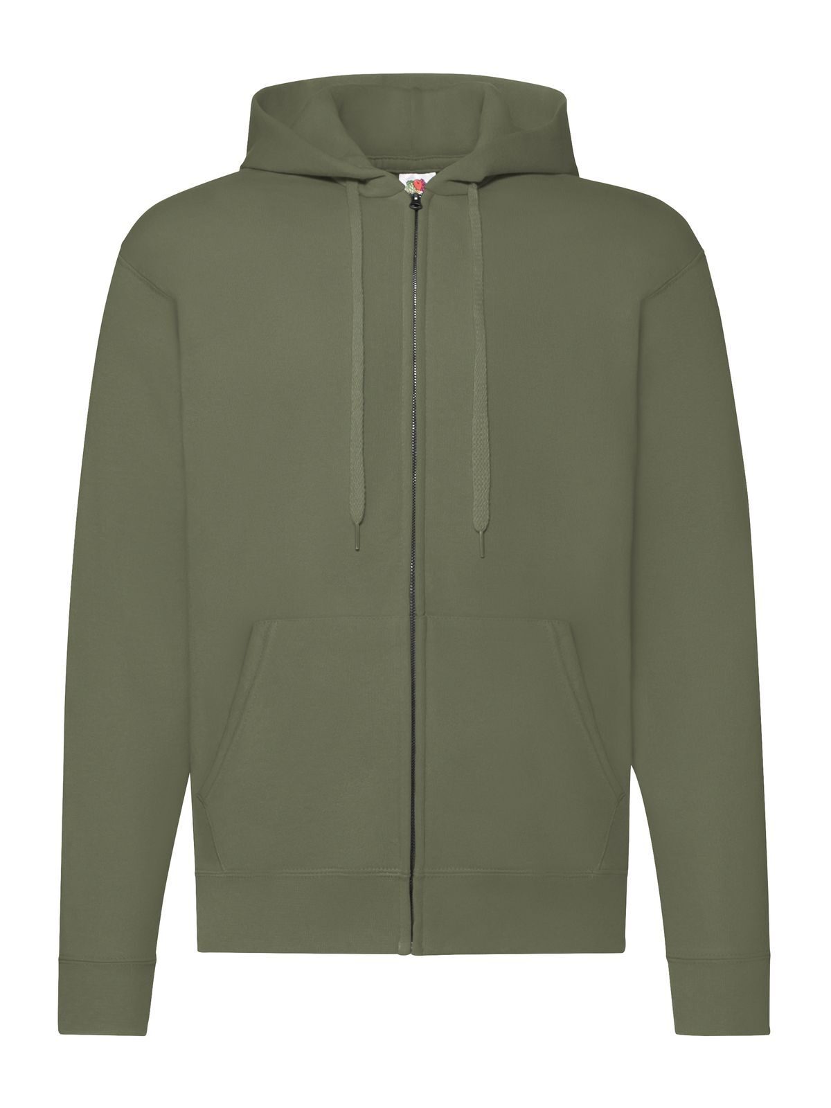 FELPA CLASSIC HOODED SWEAT JACKET - FRUIT OF THE LOOMVerde Oliva