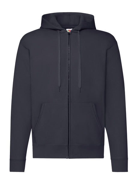 FELPA CLASSIC HOODED SWEAT JACKET - FRUIT OF THE LOOMBlu Scuro