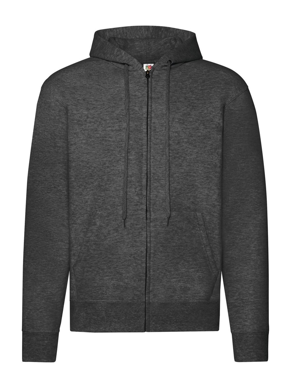 FELPA CLASSIC HOODED SWEAT JACKET - FRUIT OF THE LOOMGrigio Melange Scuro