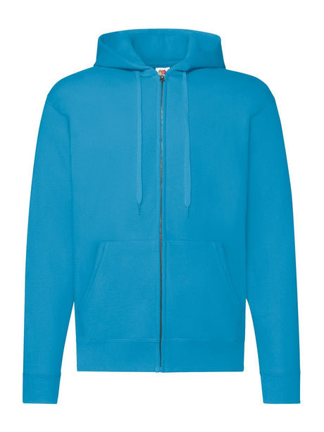 FELPA CLASSIC HOODED SWEAT JACKET - FRUIT OF THE LOOMAzzurro
