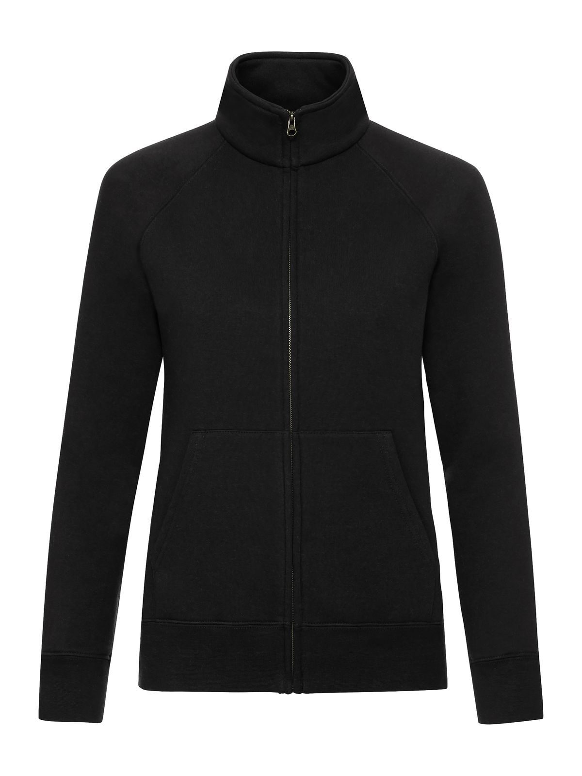 FELPA LADIES PREMIUM SWEAT JACKET - FRUIT OF THE LOOMNero