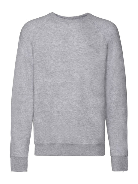 FELPA LIGHTWEIGHT RAGLAN SWEAT - FRUIT OF THE LOOMGrigio Melange
