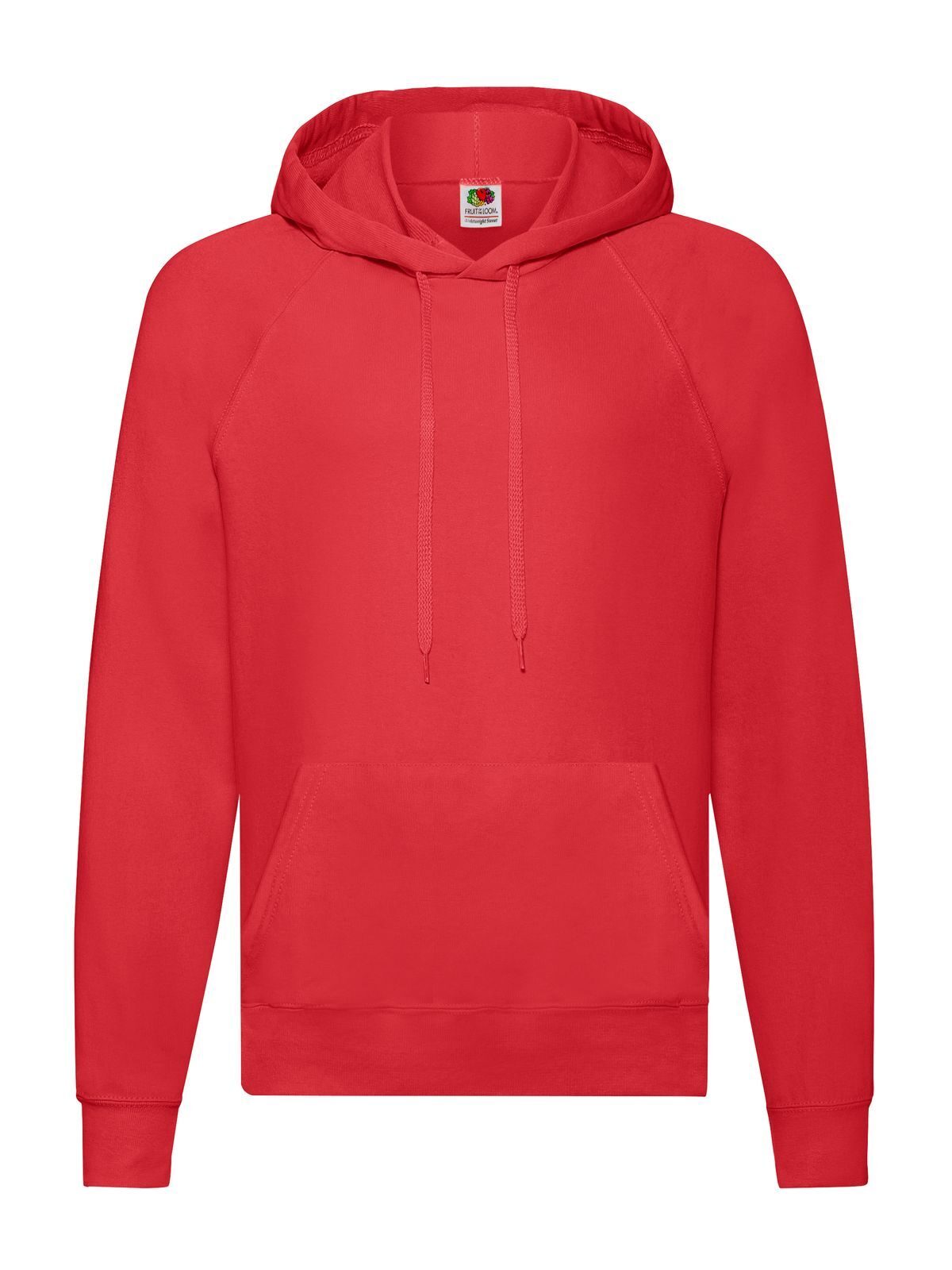 FELPA LIGHWEIGHT HODDED SWEAT - FRUIT OF THE LOOMRosso