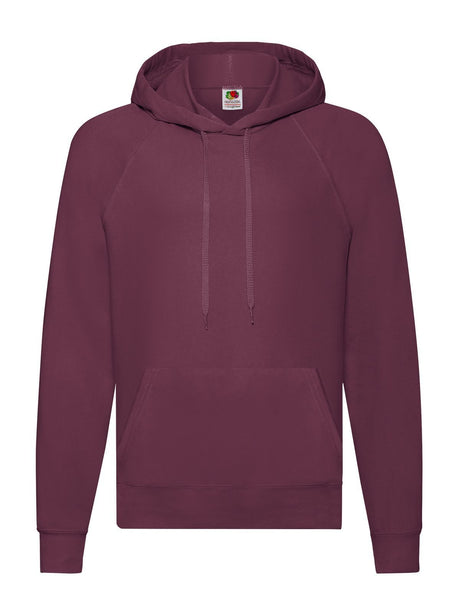 FELPA LIGHWEIGHT HODDED SWEAT - FRUIT OF THE LOOMBordeaux