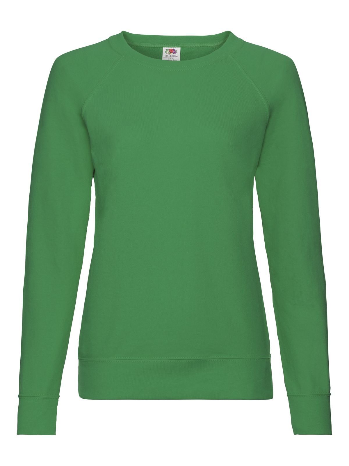 FELPA LADIES LIGHTWEIGHT RAGLAN SWEAT - FRUIT OF THE LOOMVerde Prato