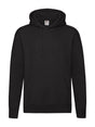 FELPA PREMIUM HOODED SWEAT - FRUIT OF THE LOOMNero
