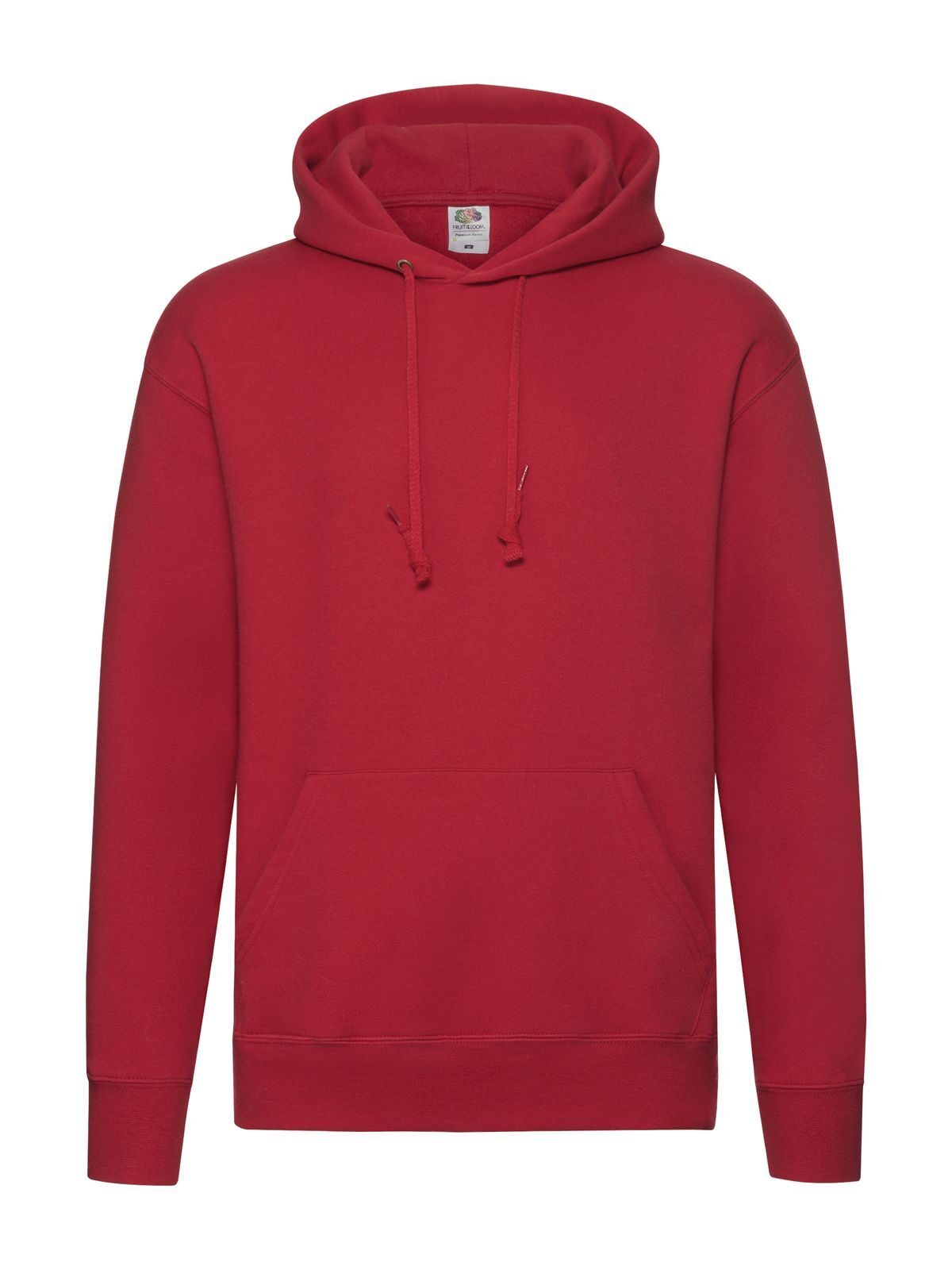 FELPA PREMIUM HOODED SWEAT - FRUIT OF THE LOOMRosso