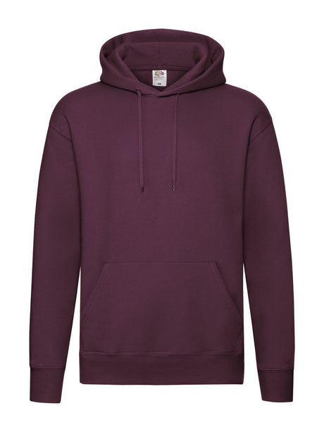 FELPA PREMIUM HOODED SWEAT - FRUIT OF THE LOOMBordeaux