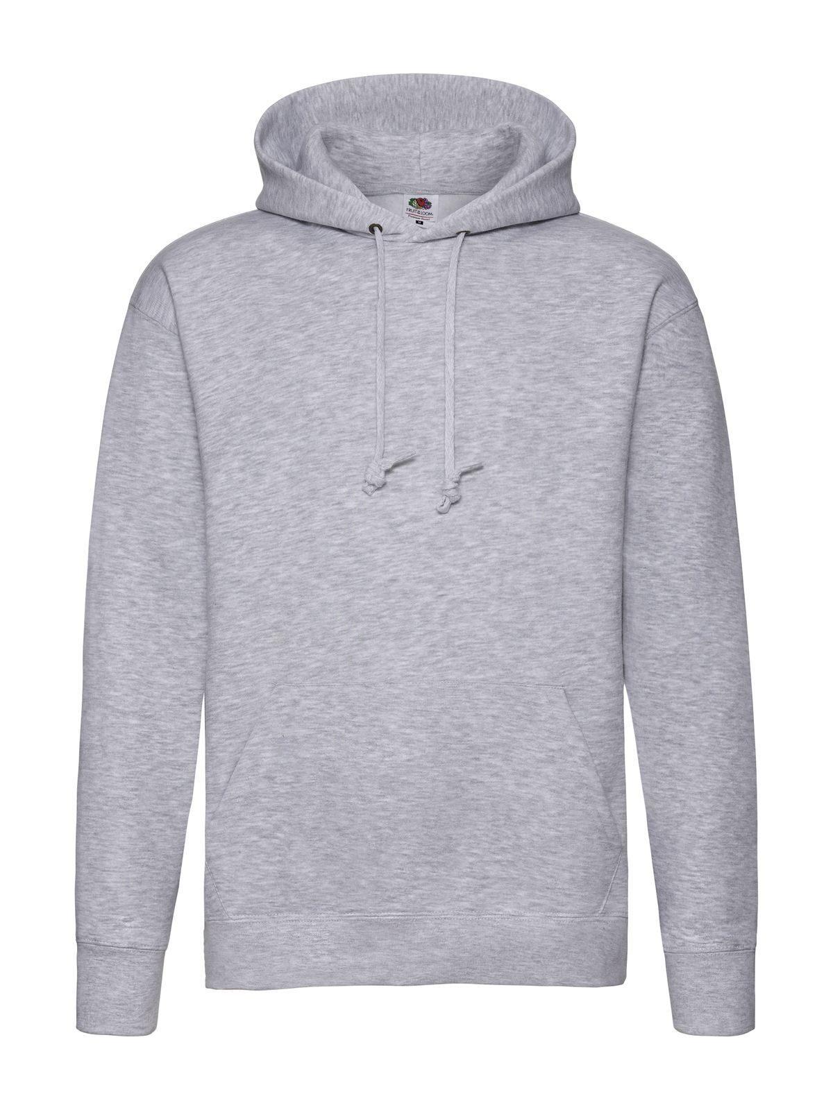 FELPA PREMIUM HOODED SWEAT - FRUIT OF THE LOOMGrigio Melange