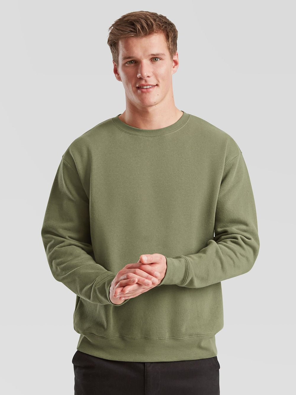 FELPA PREMIUM SET-IN SWEAT - FRUIT OF THE LOOM fronte